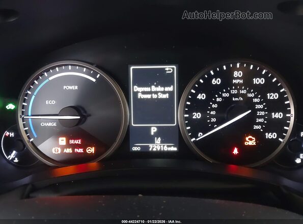 JTJBJRBZ6K2122856 2019 LEXUS NX 300H Gray Vista de los asientos traseros