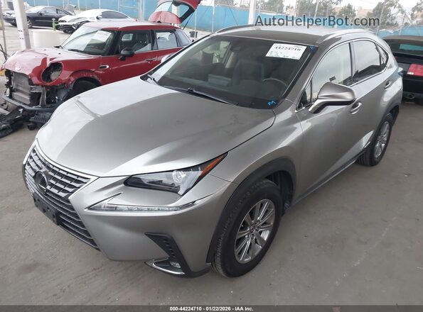 JTJBJRBZ6K2122856 2019 LEXUS NX 300H Gray Vista tres cuartos delantera izquierda