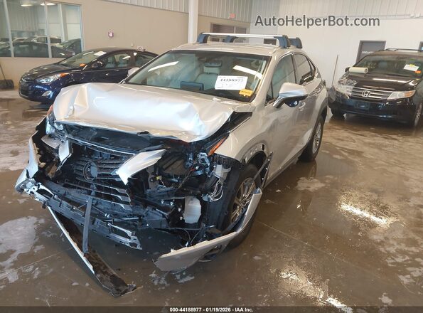 JTJBJRBZ8K2114029 2019 LEXUS NX 300H Silver Vista tres cuartos delantera izquierda