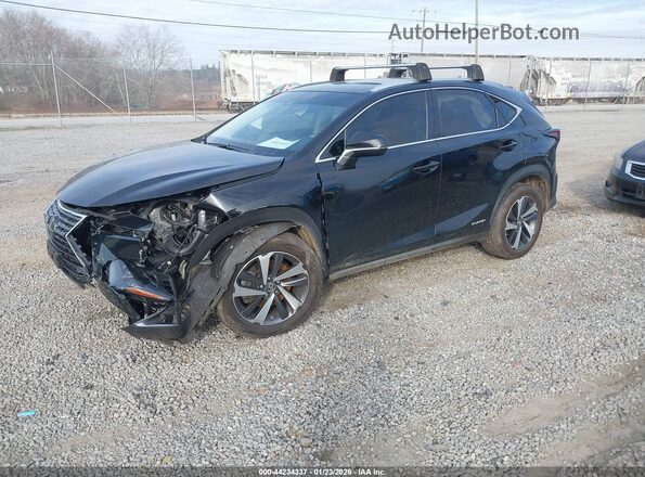 JTJBJRBZXK2100956 2019 LEXUS NX 300H Black Передня ліва чверть