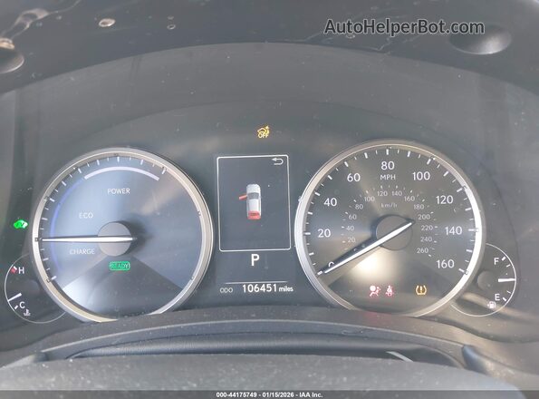 JTJBJRBZXK2103176 2019 LEXUS NX 300H White Widok tylnych siedzeń