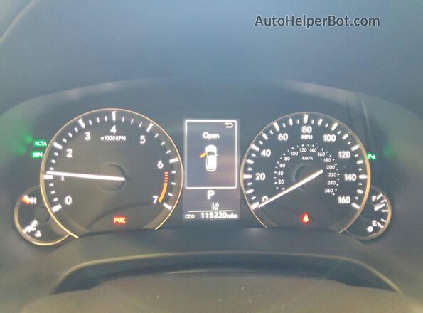 JTJBZMCA2G2003200 2016 LEXUS RX Серебряный Вид щитка приборов