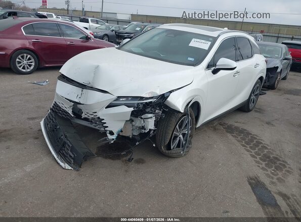 JTJCHMAA6R2016612 2024 LEXUS RX 350 White წინა მარცხენა ხედი სამი მეოთხედიდან