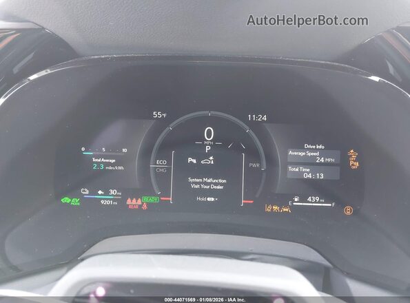 JTJCJMGA6S2026395 2025 LEXUS RX 450H+ Blue Вид задніх сидінь