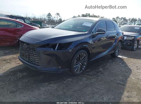 JTJCJMGA6S2026395 2025 LEXUS RX 450H+ Blue Передня ліва чверть