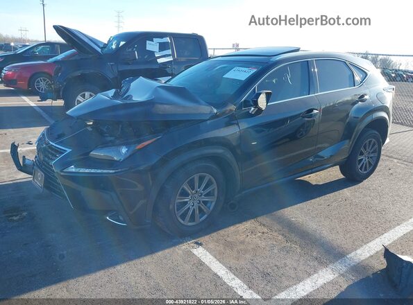 JTJDARBZ0L2166183 2020 LEXUS NX 300 Черный Передняя левая четверть