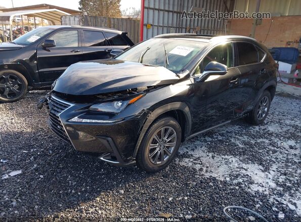JTJDARBZ1L2164734 2020 LEXUS NX 300 Black წინა მარცხენა ხედი სამი მეოთხედიდან