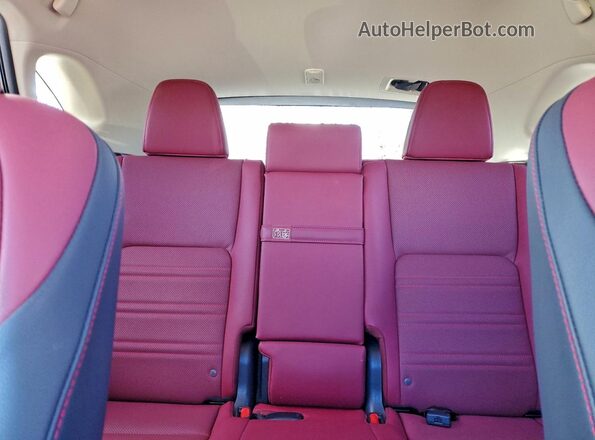 JTJDARBZ1M2178439 2021 LEXUS NX Silver Հետևի նստատեղերի տեսք