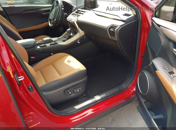 JTJDARBZ3M5020926 2021 LEXUS NX 300 Red Вид салону спереду