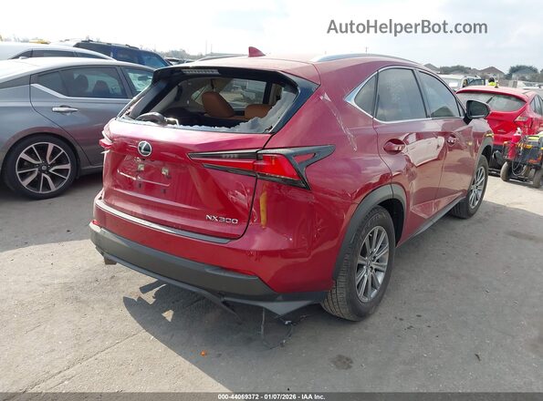 JTJDARBZ3M5020926 2021 LEXUS NX 300 Red Задня права чверть