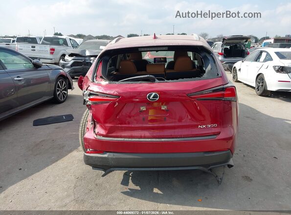 JTJDARBZ3M5020926 2021 LEXUS NX 300 Red 