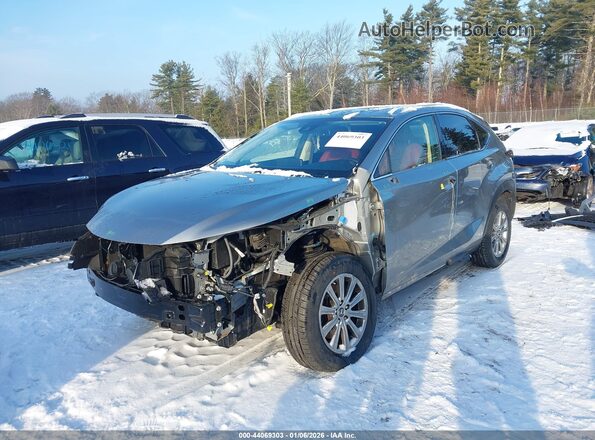 JTJDARDZ7M2237782 2021 LEXUS NX 300 Gray Vista tres cuartos delantera izquierda