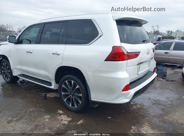 JTJDY7AX7M4340515 2021 LEXUS LX 570 Белый Задняя левая четверть