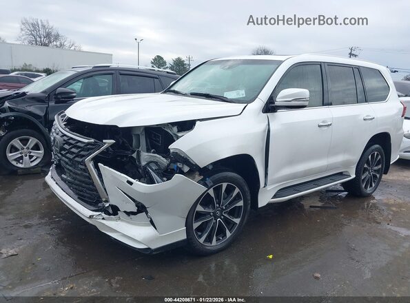 JTJDY7AX7M4340515 2021 LEXUS LX 570 Белый Вид спереди