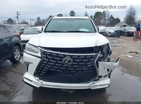 JTJDY7AX7M4340515 2021 LEXUS LX 570 Белый Вид щитка приборов