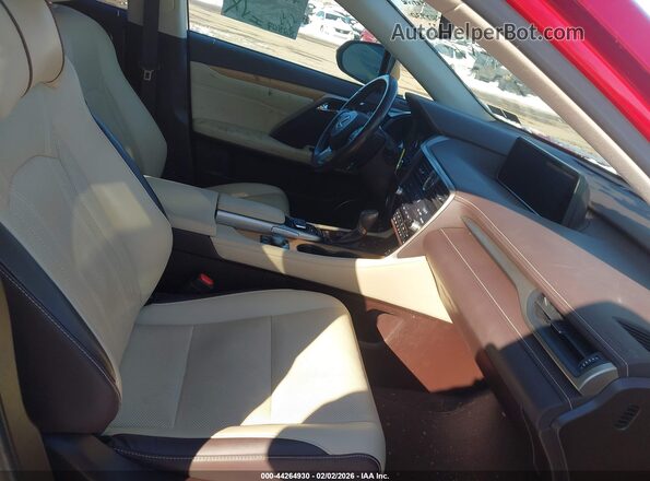 JTJDZKCA5K2015072 2019 LEXUS RX 350L Red Front interior view