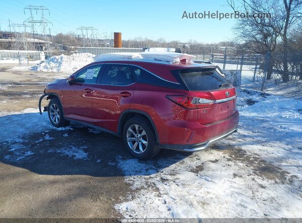 JTJDZKCA5K2015072 2019 LEXUS RX 350L Red Rear left