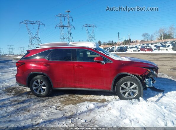 JTJDZKCA5K2015072 2019 LEXUS RX 350L Red Rear interior view
