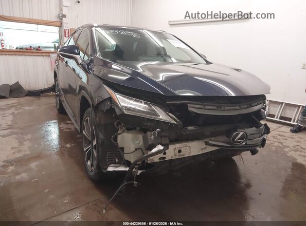 JTJDZKCA9J2010052 2018 LEXUS RX 350L Dark Blue Вид спереди