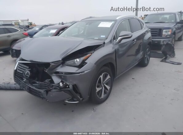 JTJGARDZ2M2237749 2021 LEXUS NX 300 Gray წინა მარცხენა ხედი სამი მეოთხედიდან