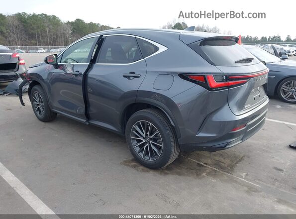 JTJGDCAZ0P2006328 2023 LEXUS NX 250 Gray Trasero izquierdo