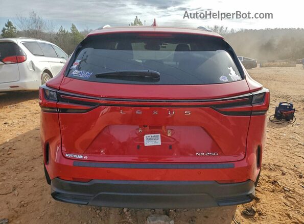 JTJGDCAZ6N2001390 2022 LEXUS NX Red Rear view