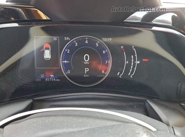 JTJGDCAZ6N2001390 2022 LEXUS NX Red Instrument cluster view