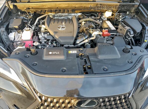 JTJGGCEZ0N2004819 2022 LEXUS NX Charcoal Vista de la etiqueta del VIN