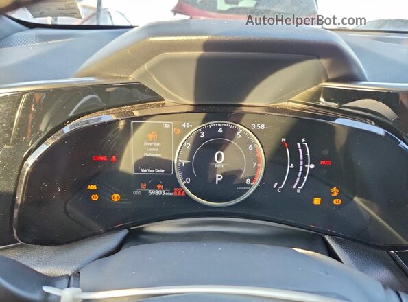 JTJGGCEZ8N2004549 2022 LEXUS NX Черный Вид щитка приборов