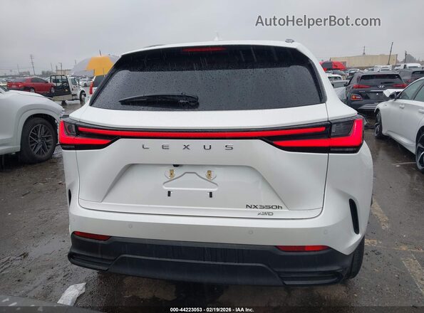 JTJGKCEZ9P2014668 2023 LEXUS NX 350H White 