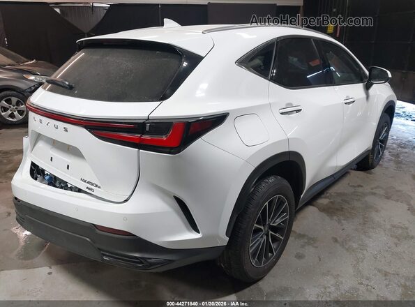 JTJHKCFZ1T2076885 2026 LEXUS NX 450H+ White Trasero derecho