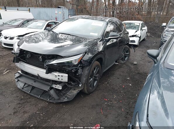 JTJHKCFZ2S2051797 2025 LEXUS NX 450H+ Black Առջևի ձախ երեք քառորդ տեսարան