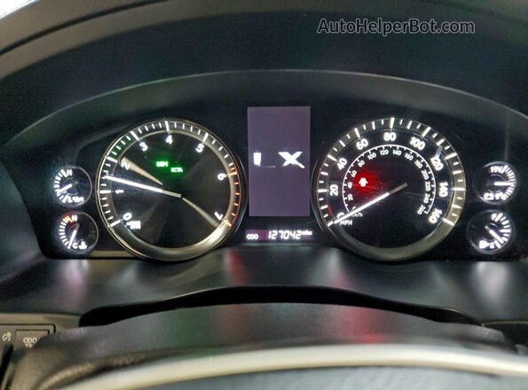 JTJHY7AX0G4188907 2016 LEXUS LX Белый Вид щитка приборов