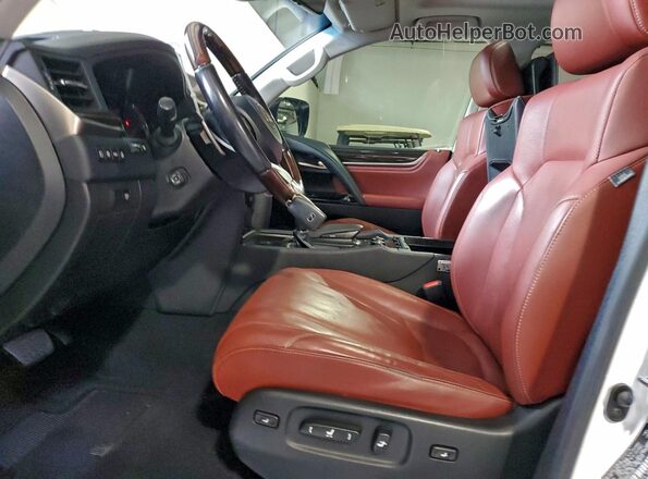 JTJHY7AX0G4188907 2016 LEXUS LX Белый Вид салона спереди