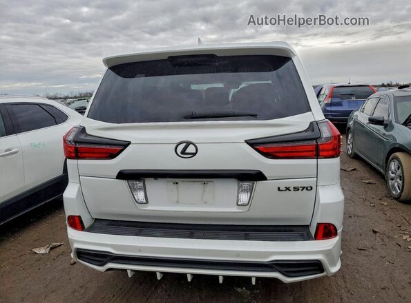 JTJHY7AX0H4239209 2017 LEXUS LX White Widok z tyłu