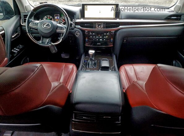 JTJHY7AX0H4242837 2017 LEXUS LX Black Widok deski rozdzielczej
