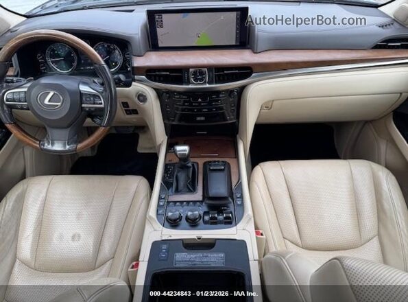 JTJHY7AX2H4242774 2017 LEXUS LX Синий Вид задней части салона