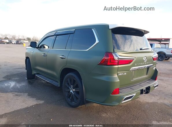 JTJHY7AX2K4289665 2019 LEXUS LX 570 Green Rear left