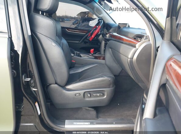 JTJHY7AX2K4289665 2019 LEXUS LX 570 Green Front interior view