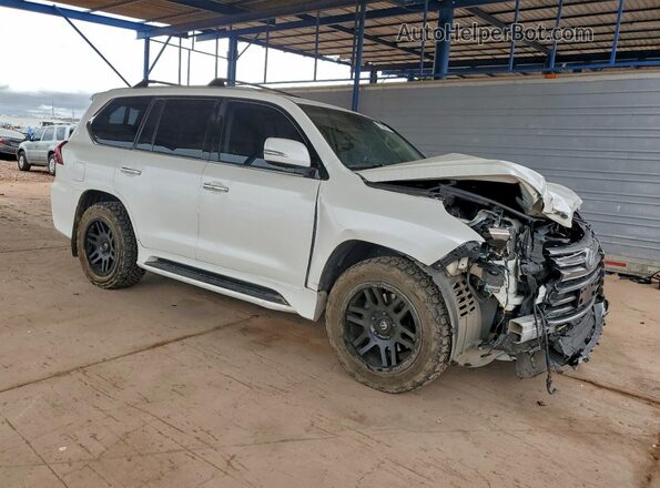 JTJHY7AX4H4243831 2017 LEXUS LX White Przód prawy