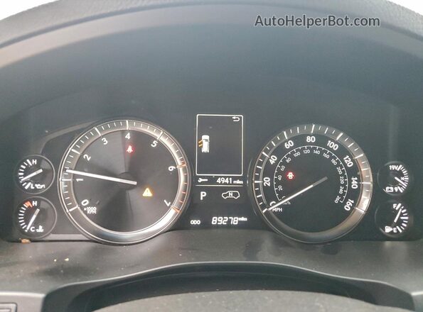 JTJHY7AX4H4243831 2017 LEXUS LX White Widok zestawu wskaźników