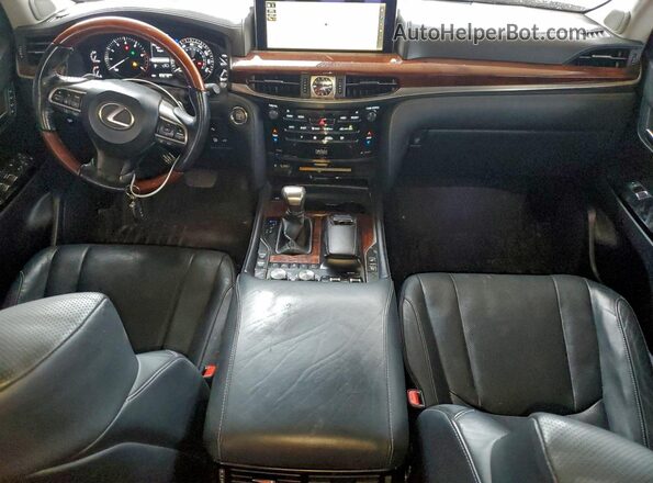 JTJHY7AX4H4243831 2017 LEXUS LX White Widok deski rozdzielczej