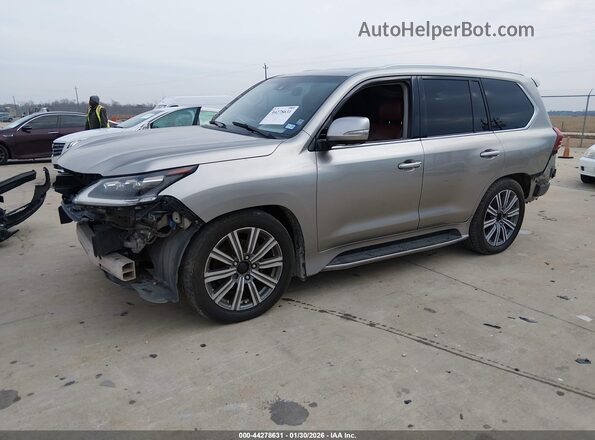 JTJHY7AX8G4199718 2016 LEXUS LX 570 Gray Front left