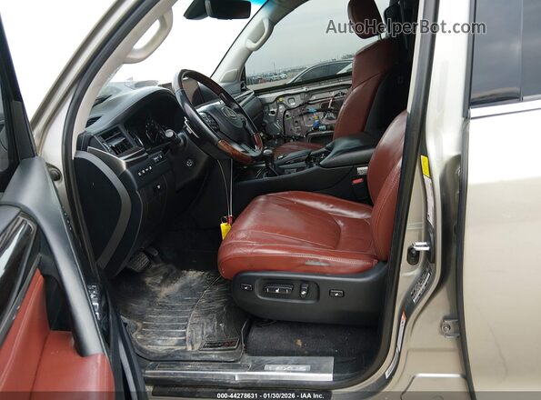 JTJHY7AX8G4199718 2016 LEXUS LX 570 Gray Front interior view