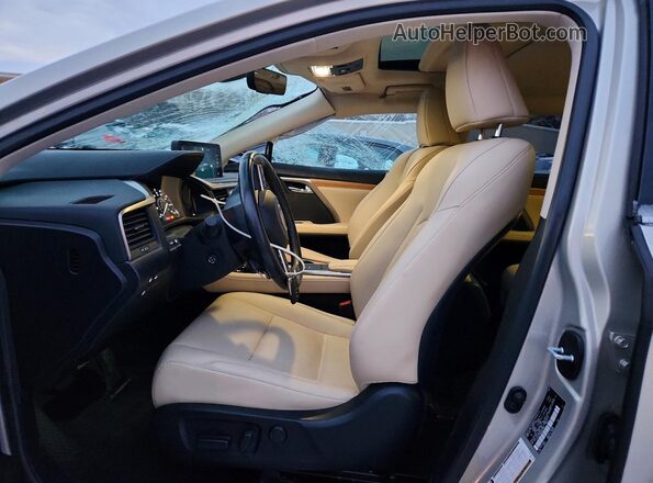 JTJHZKFA2M2032993 2021 LEXUS RX Beige Widok wnętrza z przodu