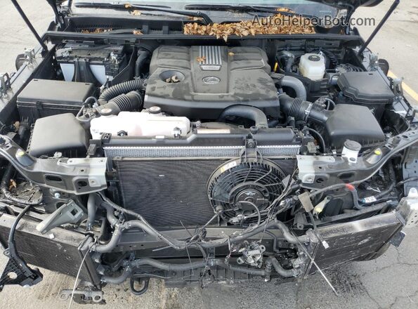 JTJMB7CX9S4076905 2025 LEXUS LX Black Widok komory silnika