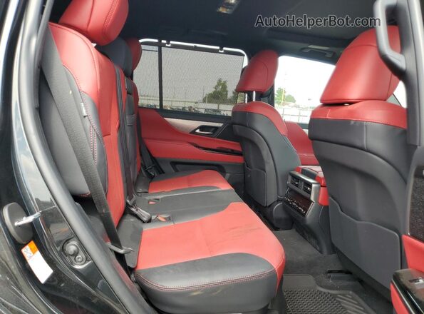JTJMB7CX9S4076905 2025 LEXUS LX Black Widok wnętrza z tyłu