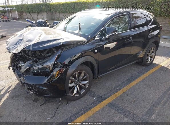 JTJSARBZ3M2198151 2021 LEXUS NX 300 Black Առջևի ձախ երեք քառորդ տեսարան