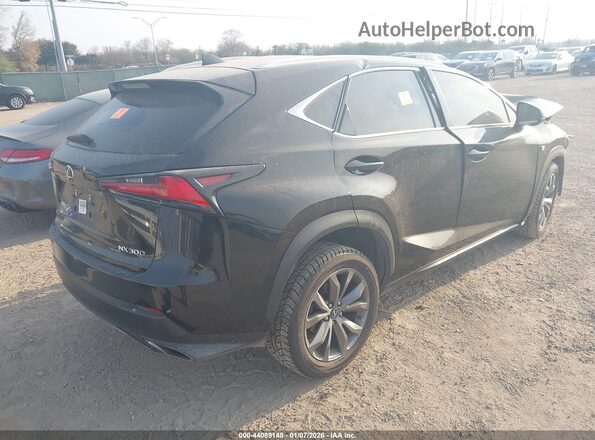 JTJSARBZXL2172225 2020 LEXUS NX 300 Black Trasero derecho