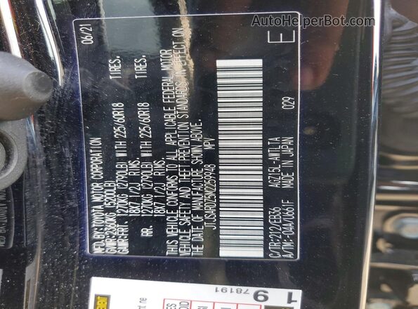 JTJSARDZ5M2259948 2021 LEXUS NX Black 